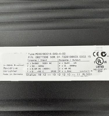 1.5kW 220-500V AC 0-200Hz Frequency Converter Servo Drive for Precision Speed Regulation and Energy-saving Optimization