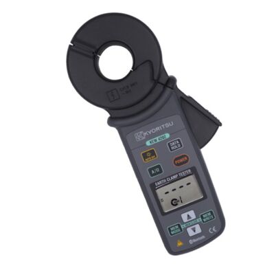 Kyoritsu KEW4202 Bluetooth Digital Ground Resistance Clamp Meter with 30 A Maximum Alternating Current and LED Display
