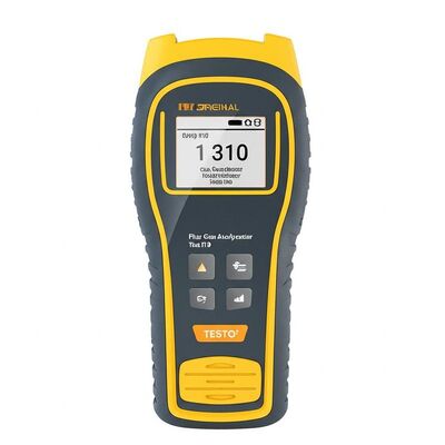 Original Testo 310 Flue Gas Analyzer with ±0.2 Vol.% Accuracy, -4° to 752 °F Measuring Range, and 0.1 °F / 0.1 °C Resolution