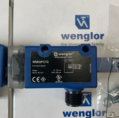 Wenglor WM03PCT2 Print Mark Sensor with 12-18mm Range PNP NO NC and M12 Connector for Industrial Applications