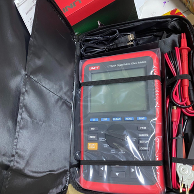 New Original UNI-T UT620A Digital Micro Ohm Meter with 60000 Display Count Four-wire Measurement and 1000 Data Storage