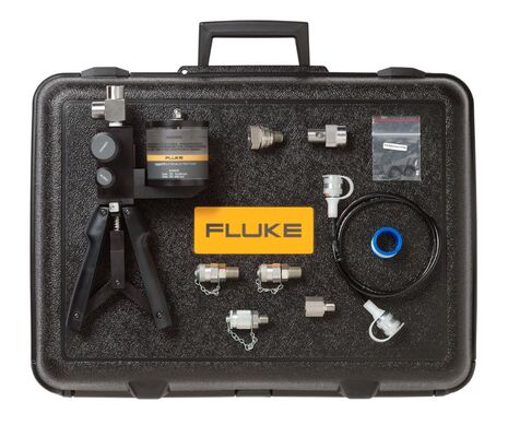 Fluke 700HTPK2 Kit di prova di pressione idraulica con 10.000 psi 690 bar Range e Hard Case Protection