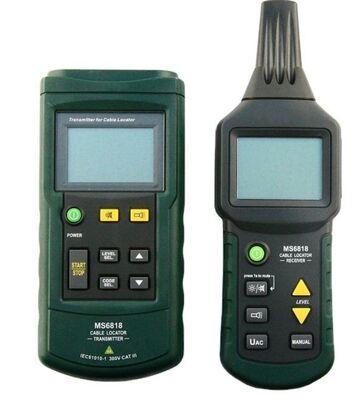 MS6818 Advanced Wire Tester Tracker Rilevatore di cavi multifunzione 12~400V Localizzatore di tubi Misuratore