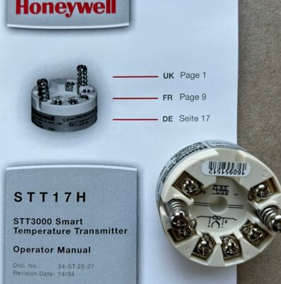 Honeywell STT 3000 Smart Temperature Transmitter Serie STT170 Specificativi STT17H-BS in magazzino