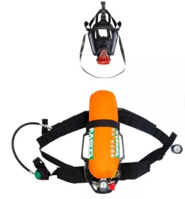 MSA AX2300 Positive Pressure Air Breathing Apparatus | Dual Gauge Fire Safety Equipment for Instrument for Measuring