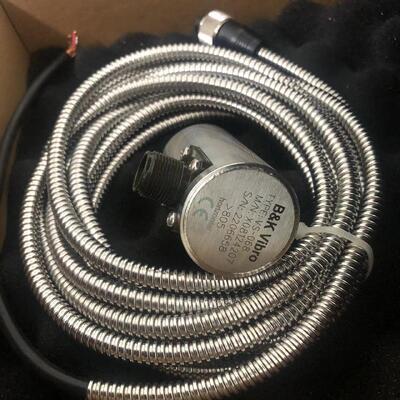 B&K Vibro VS-0168 ATEX Velocity Sensor Stainless Steel 15 kHz Natural Frequency 100mV/mm/s Sensitivity