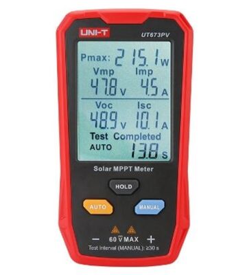 Tester di corrente di tensione di massima potenza del modulo UNI-T UT673PV