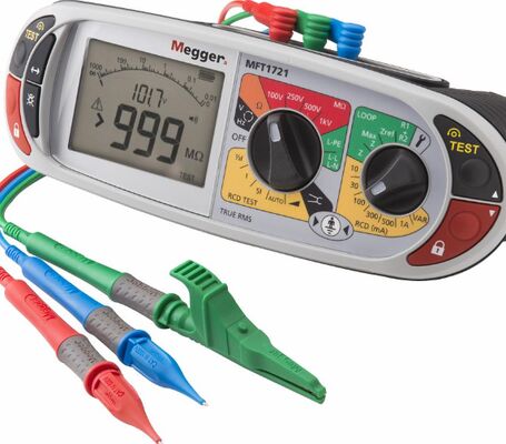 Megger MFT1721 Tester di installazione multifunzione per prove elettriche complete