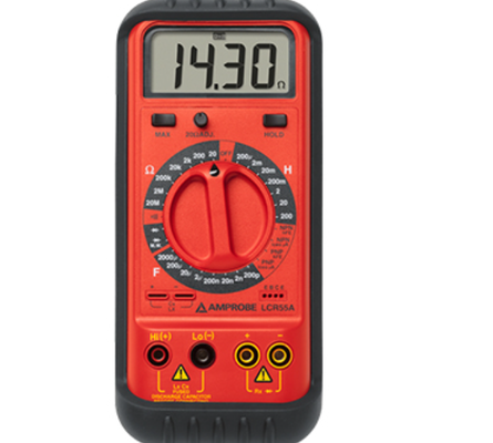 FLUKE Amprobe LCR55A Portatile LCR Meter Misura l'induttanza, la capacità, la resistenza, i transistor, i diodi e i diodi a microonde