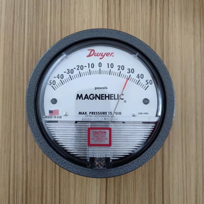 Misuratore di pressione differenziale ad alta temperatura in alluminio Dwyer Misuratore di pressione magneelico 2300-50MM